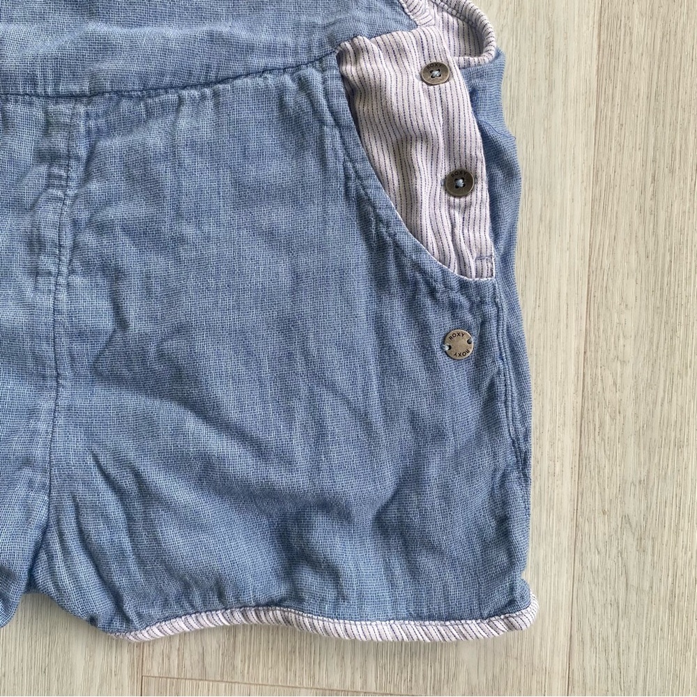 Size 5 Roxy girl knot overalls - Picture 3 of 4